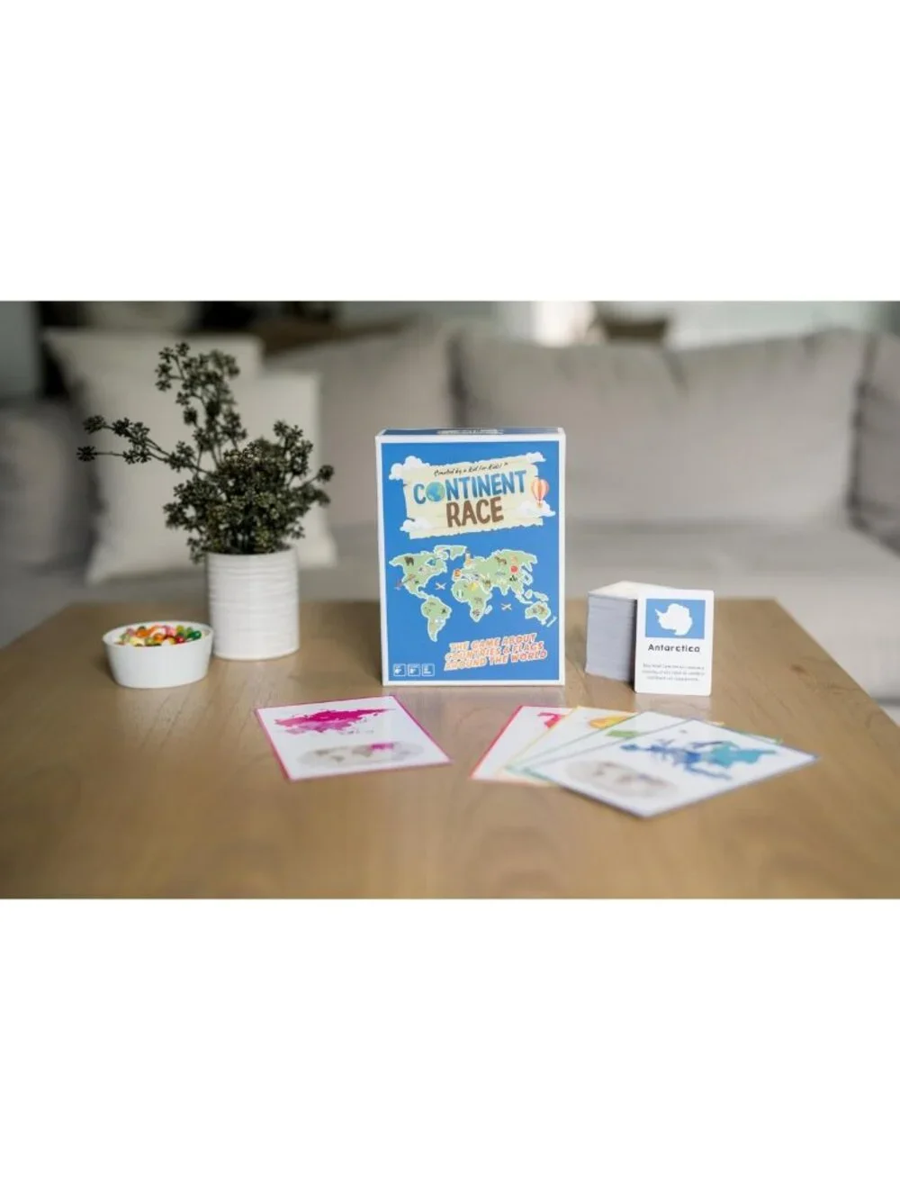 Geography Board Game for Kids & Family - Learn Flags & Countries Worldwide